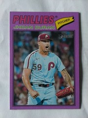 2026 Topps Heritage Baseball Purple SP Card #14 Jhoan Duran Phillies «READ»