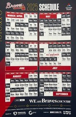 Atlanta Braves 2025 GameDay Programs – U PICK