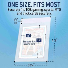 100/500/1000/2000CT PSA Semi Rigid Card Holders & Sleeves For 35pt Trading Cards