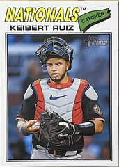 2026 Topps Heritage «SP Base» Keibert Ruiz #201