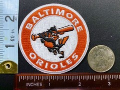 Baltimore Orioles Throwback Patch | 2.5″ x 2.5″ | Iron On & Sew On | Free Ship