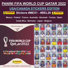 Panini World Cup QATAR 2022 – USA Edition – Stickers #MEX1 – #BEL20