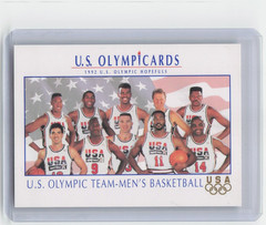 1992 Impel U.S. Olympic Dream Team Michael Jordan, Magic Johnson, Larry Bird #18