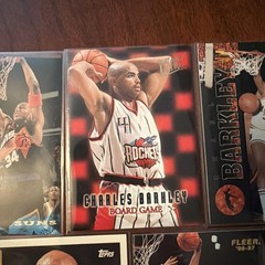 5 Various Charles Barkley Basketball Cards Insert And Base Cards