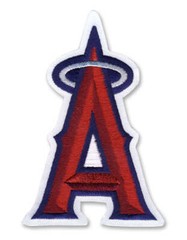 Los Angeles Angels Of Anaheim Silver ‘A’ Halo Jersey Logo Emblem Patch MLB