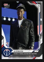 2025-26 Topps Now NBA Draft 1st Overall #ADYB AJ Dybantsa RC Rookie PRESALE🔥
