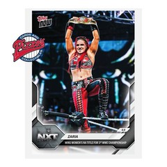 Zaria NXT Wins Women’s NA Title 2026 WWE Topps NOW Card 64 Presale