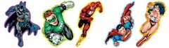 Justice League America Decal Stickers DC Comics Licensed Choose your item
