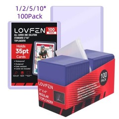 100/200/500/1000CT Standard 3″x4″ Toploaders & Soft Sleeves (100CT Per Pack)