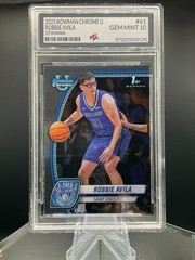 2025 Bowman Chrome U #61 Robbie Avila 1st Bowman Rookie Card GEM MINT PTA 10🔥