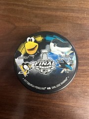 2016 Stanley Cup Finals Pittsburgh Penguins vs San Jose Sharks Hockey Puck