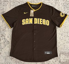 Nike Authentic San Diego Padres Baseball MLB Brown Jersey Men’s Size: Large