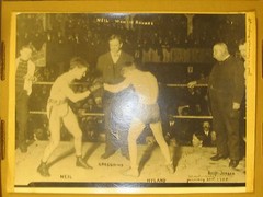 1905 «Fighting» Dick Hyland & Frankie Neil in vintage 2nd gen photo 10.5×14″