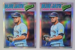 2026 Topps Heritage – José Berríos #56 – Chrome Silver Refractor- Lot Of 2 Cards