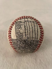 RARE GEORGE SOSNAK ROGER MARIS 61 HOMERUN UNFINISHED BASEBALL !