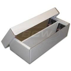 BCW Shoe Storage Box (1,600 CT.)) Holds over 300 3×4 toploads