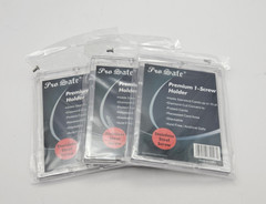 (3-Count) Pro-Safe 35pt Premium 1-Screw Card Holder – Stainless Steel Screw