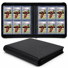 PSA Slab Binder 60 Card Holder Graded Card Album Display Case CGC BGS CSG Zipper