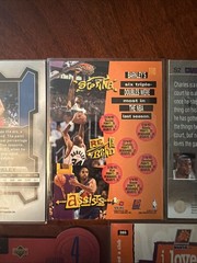 5 Various Charles Barkley Basketball Cards Inserts And Base Cards