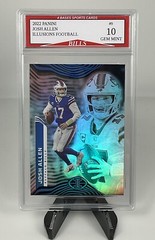 2022 Panini Illusions Josh Allen Buffalo Bills Card #9 Gem Mint 10!