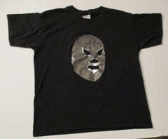 Latin Sport Wrestling El Santo Luchador Vintage T Shirt One Size Cotton Sparkles