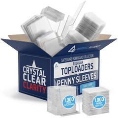 Invested Alliance 3×4 Regular 35PT Toploaders For Standard Cards – Bundle Pack