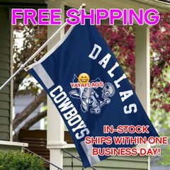 Dallas Cowboys Flag 3×5 Banner Star Logo FAST FREE Shipping US Seller