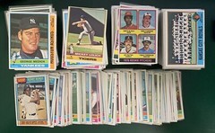1976 Topps Baseball SET BREAK stars, commons, Hall of Famers, rookies #221-440