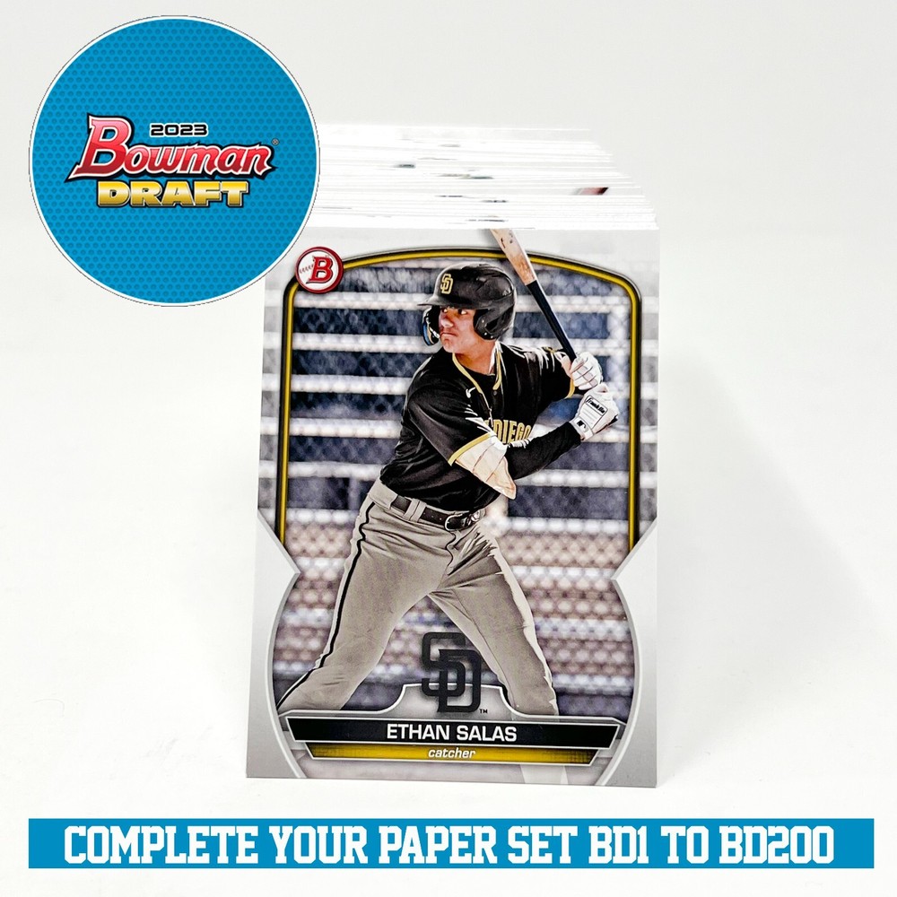 2023 Bowman Draft Paper 1st & Prospect Complete Your Set You Pick Choose 1-200