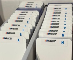 (26) TALL Sports Card Dividers with 26 FREE NASCAR A-Z Labels Set