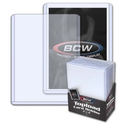 8 packs of 25 (200) BCW 3″ x 4″ Topload Standard Sized Card Holders
