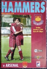 Football Programmes x 4 · West Ham United · The Hammers · Various Years
