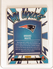 2024 Panini Donruss Optic – My House! Drake Maye #8 (RC) Patriots