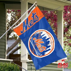 New York Mets Flag 3×5 FT Banner Logo Grommets Man Cave US Seller FREE Shipping