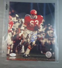 Willie Lanier Kansas City Chiefs HOF Autographed 8×10 Photo JSA COA