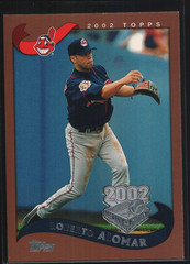 2002 Topps Opening Day #113 – Roberto Alomar – Cleveland Indians 02-216
