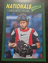 2026 Topps Heritage SP #201 Keibert Ruiz Dark Green Border Nationals MLB