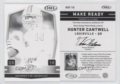 2009 SAGE Hit Make Ready Black 33/50 Hunter Cantwell #MR-14 Rookie RC 0a1