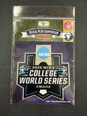 2026 NCAA MEN’S COLLEGE WORLD SERIES OFFICIAL JERSEY PATCH – READY TO SHIP