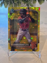 2025 Bowman- Chrome Draft Sapphire- Giants Jhonny Level Yellow /75