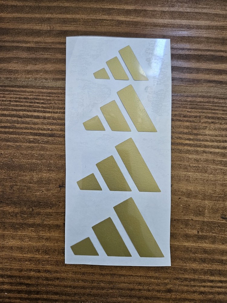 4 DIFFERENT SIZES Adidas Logo Iron On Decal / FREE SHIPPING in the US DIY
