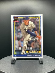 2026 Topps Series 2 Baseball 1991 Topps 91B2-8 Brandon Sproat, Milwaukee Brewers