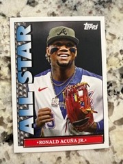 2023 TOPPS TBT 1990 TV ALL STAR CARD SET 30 ATLANTA BRAVES RONALD ACUNA JR #89