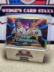 2025 Topps Cosmic Chrome Derek Jeter Aaron Judge Star Clusters Yankees #DSC-1