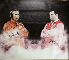 Ryan Day & Urban Meyer Signed 24×30 Photo PSA COA Ohio State Buckeyes
