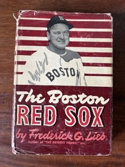 The Boston Red Sox By Frederick G. Lieb – 1947 1st Edition Putnam Hardcover Book