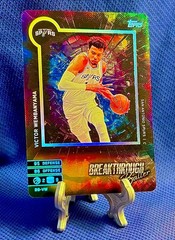 2025 Topps Match Attax Breakthough Ballers Holo Foil Victor Wembanyama #BB AR 🔥