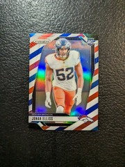 Jonah Elliss 2024 Panini Prizm Red White and Blue #356 RC Denver Broncos