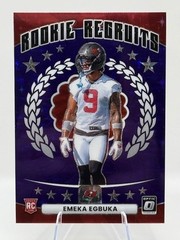 2025 Optic Emeka Egbuka Rookie Recruits /25 Purple Stars SSP RC Buccaneers #5
