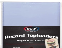 NEW (15 PC) BCW 12in (33 RPM) Record Album Toploaders- Snug Fit 9mm- Holder